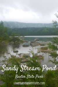 Sandy Stream Pond in Baxter State Park