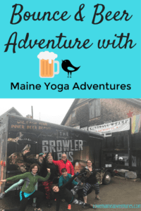Maine Yoga Adventures, Growler Bus, Maine, Beer tour, yoga tour, marshall wharf, winterport winery, yoga tour, beer and yoga