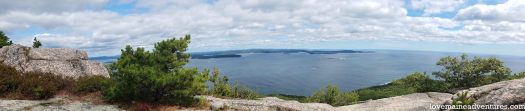 view from Precipice Trail, Acadia National Park, Hikes in Acadia National Park, 
