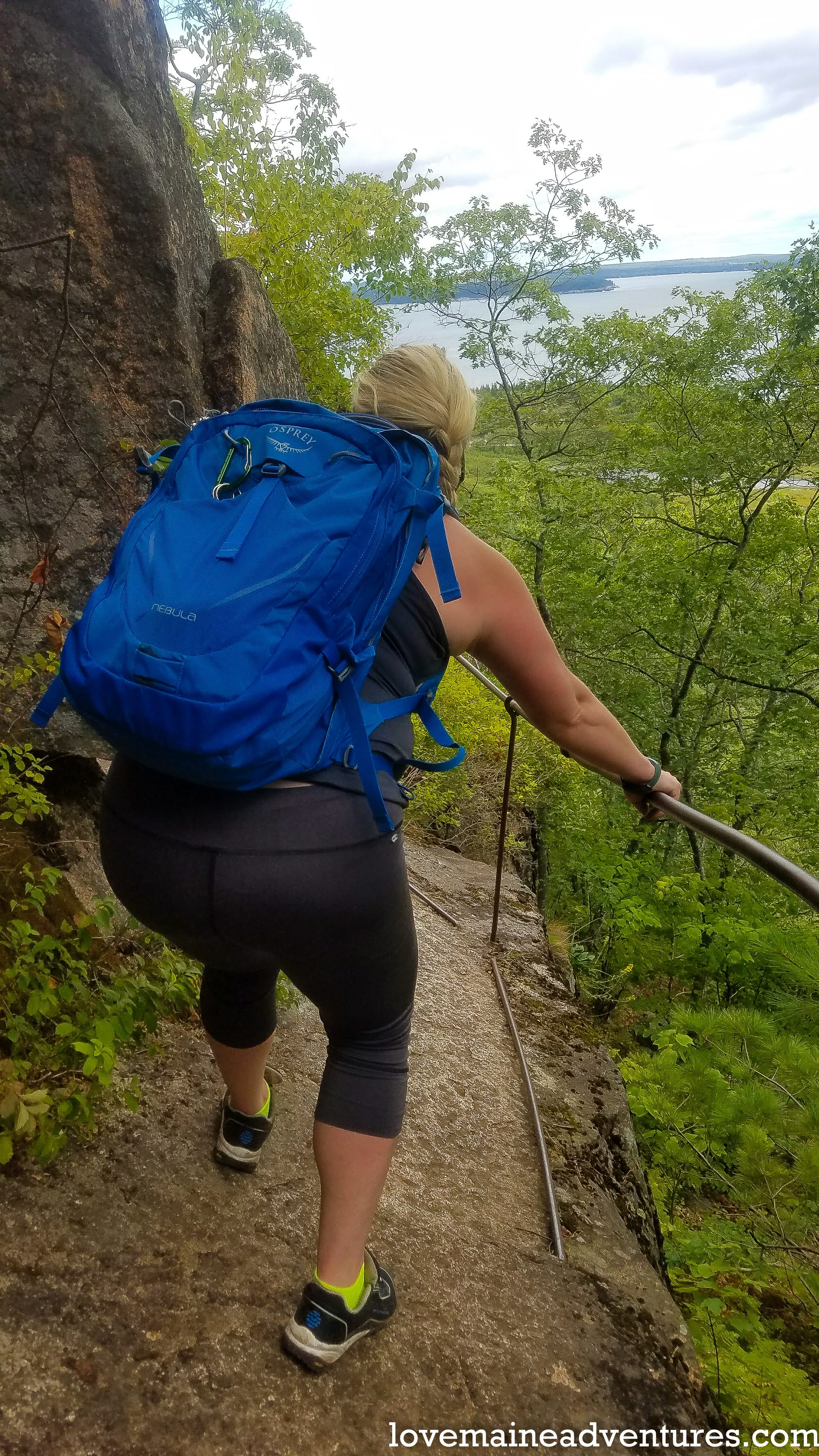 hardest hikes in Acadia National Park, Precipice Trail