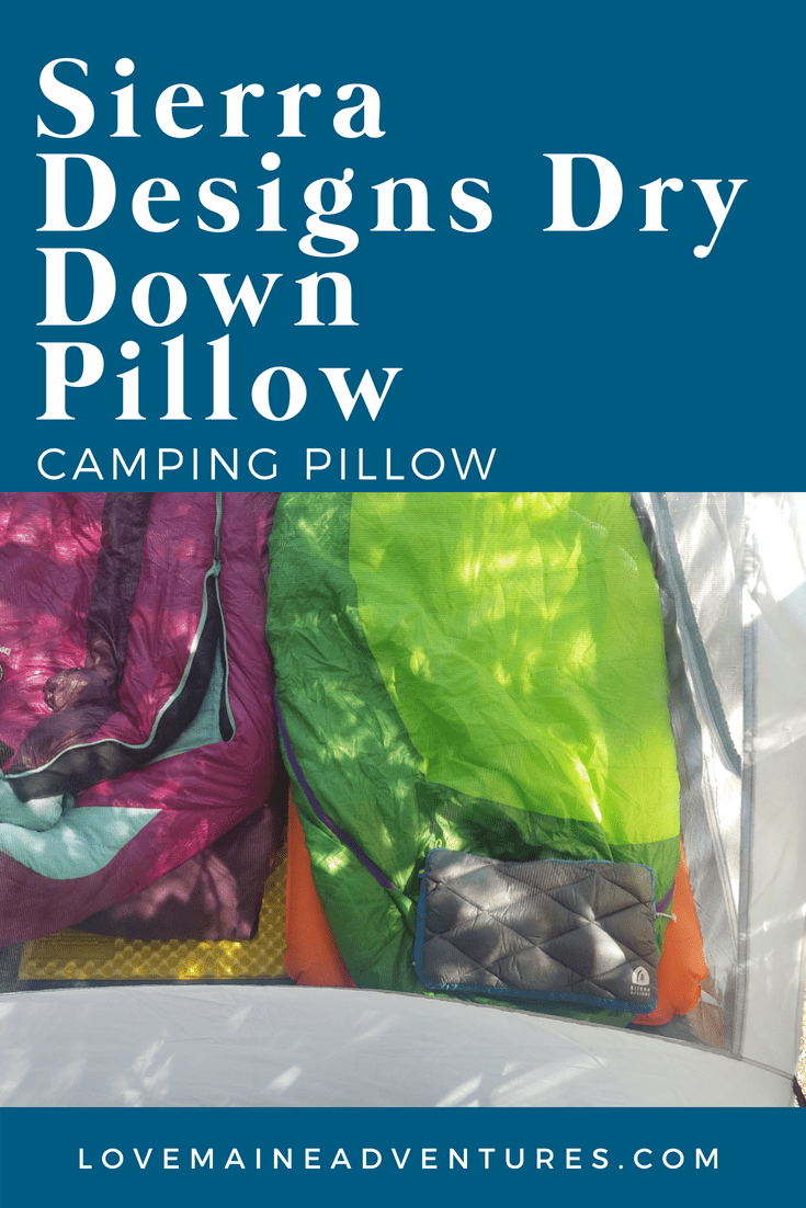 camping pillow, camping pillow review, sierra designs camping pillow, backpacking pillow, ultralight pillow