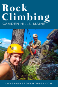 Rock Climbing in Camden, Maine 