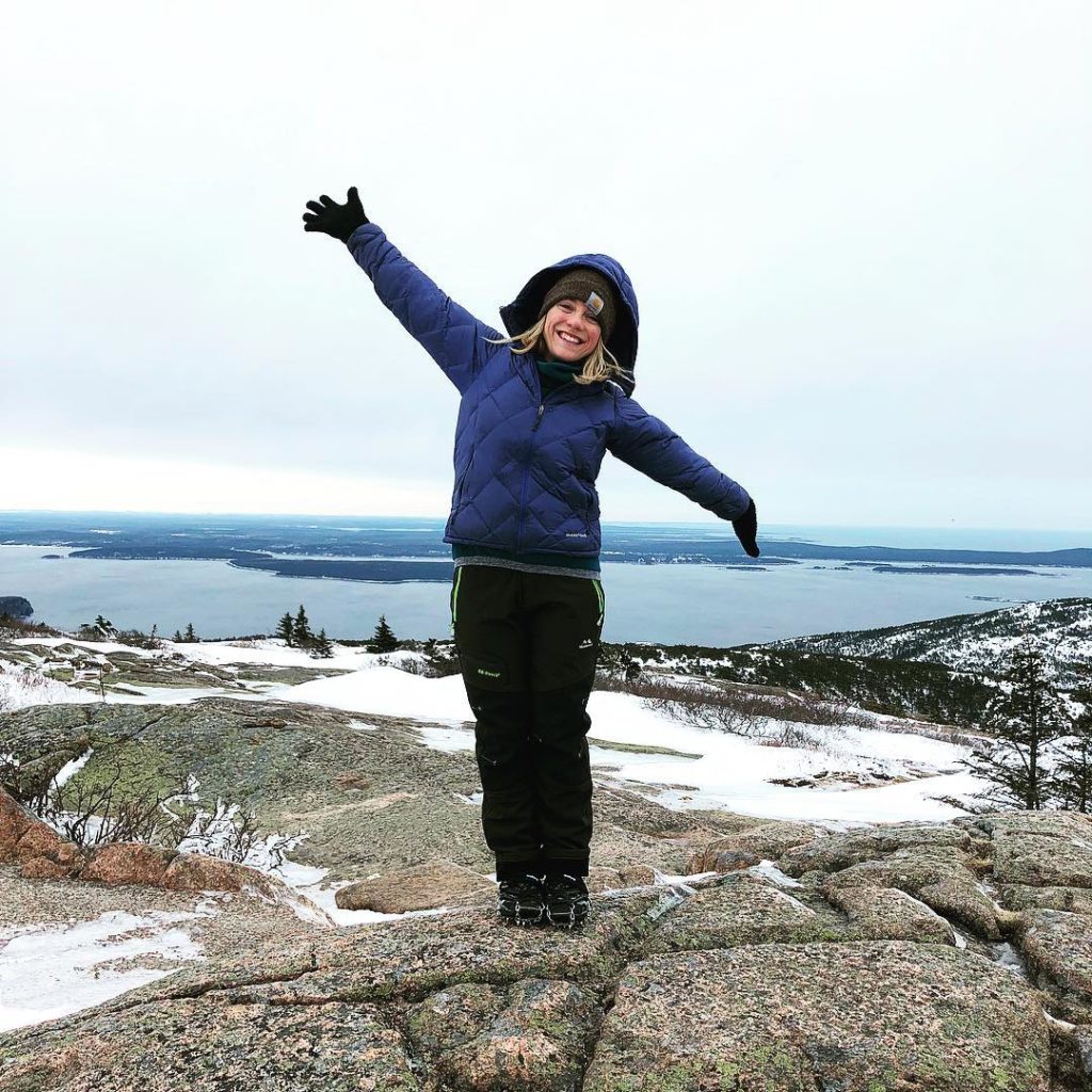 winter hikes in Acadia National Park